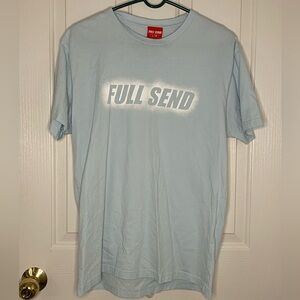 ‼️SUPER RARE‼️ Full Send Nelk Boys Light Blue T-Shirt